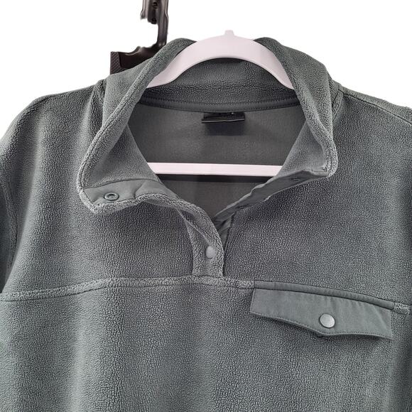 32° Degrees Heat Forrest Green Pullover Fleece Long-sleeved Jacket Women's Sz L - Picture 3 of 9